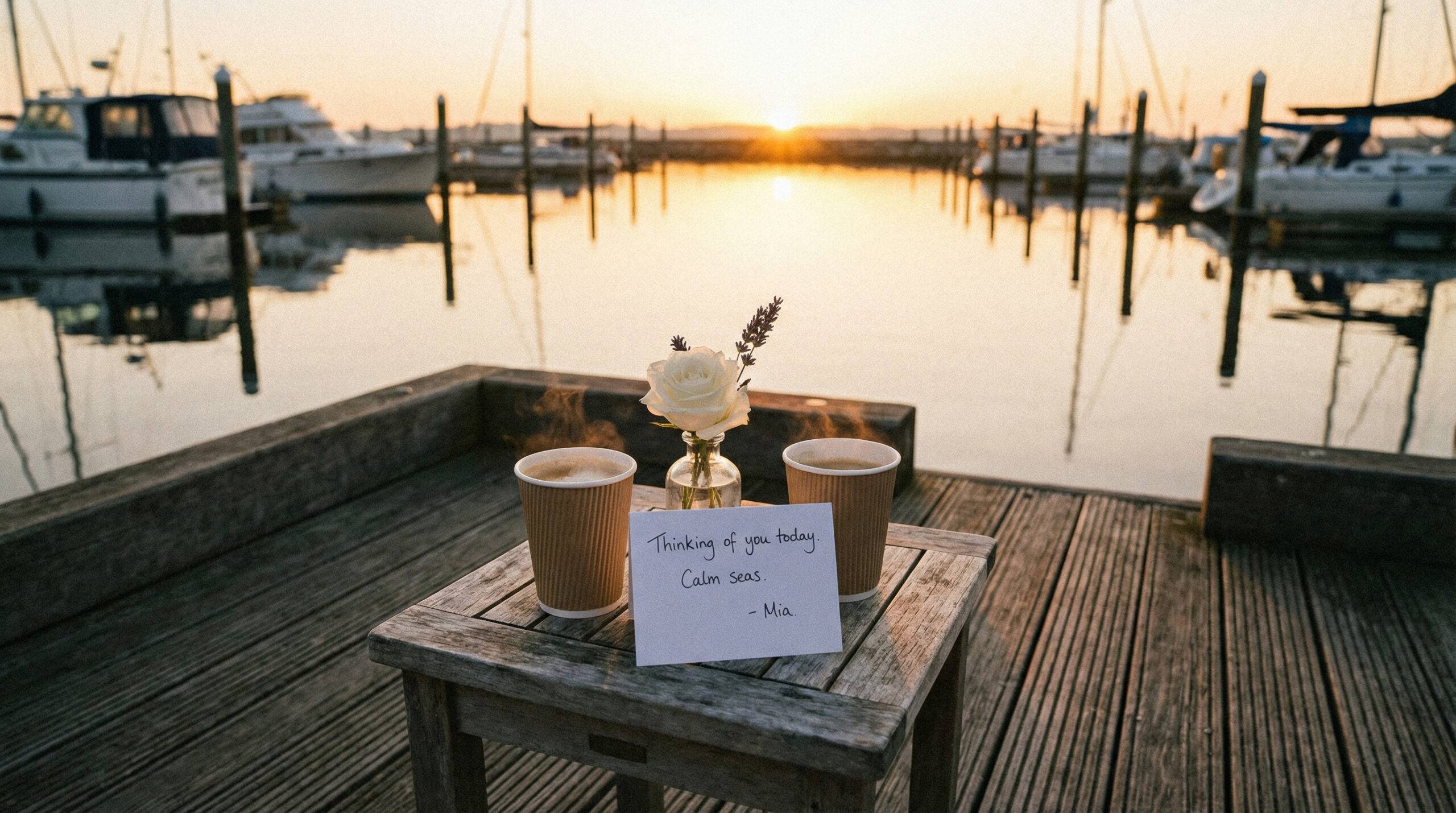 A Sunrise Coffee Delivery for a Grieving Guest – Dana E.